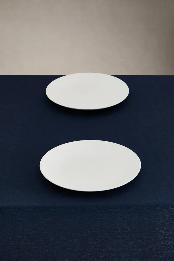 Полосатый полированный льняной скатерть