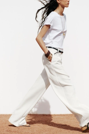 Футболка из ткани с эффектом потертости