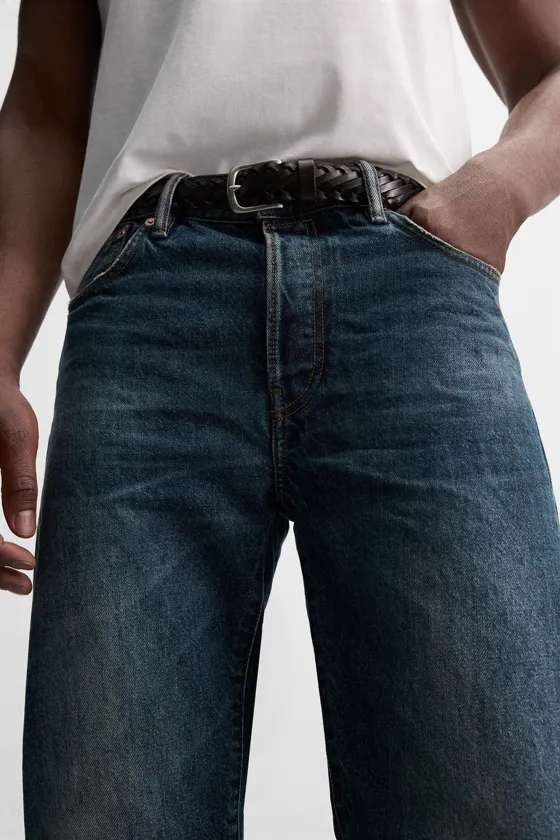 ДЖИНСЫ STRAIGHT FIT ДЛИНОЙ ДО ЩИКОЛОТКИ  - LIMITED EDITION