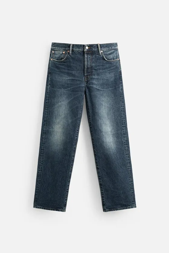 ДЖИНСЫ STRAIGHT FIT ДЛИНОЙ ДО ЩИКОЛОТКИ  - LIMITED EDITION