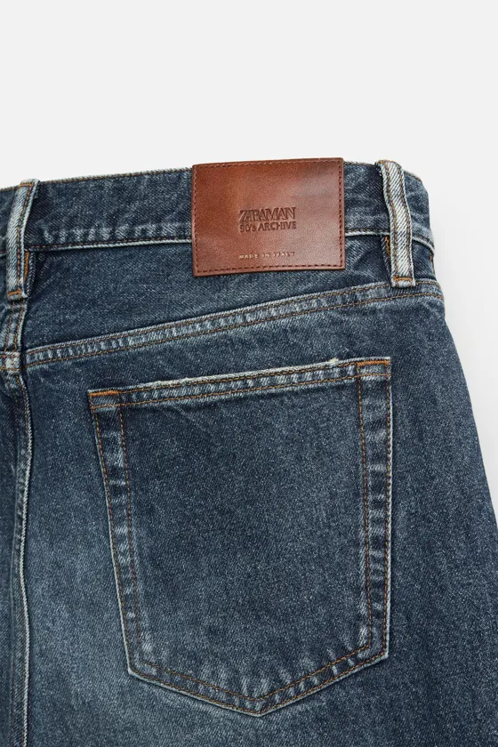 ДЖИНСЫ STRAIGHT FIT ДЛИНОЙ ДО ЩИКОЛОТКИ  - LIMITED EDITION