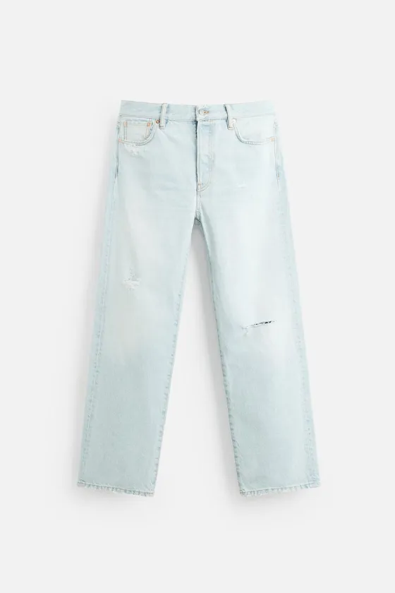 ДЖИНСЫ STRAIGHT FIT ДЛИНОЙ ДО ЩИКОЛОТКИ  - LIMITED EDITION