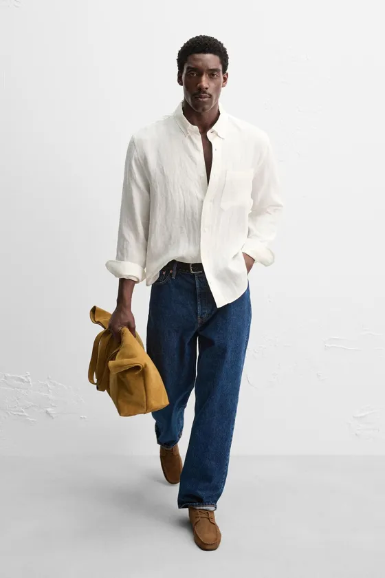 ДЖИНСЫ СВОБОДНОГО КРОЯ ПРЯМОГО КРОЯ - LIMITED EDITION