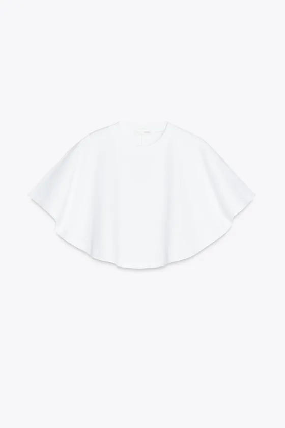 ФУТБОЛКА ИЗ ТКАНИ С ЭФФЕКТОМ ПОТЕРТОСТИ