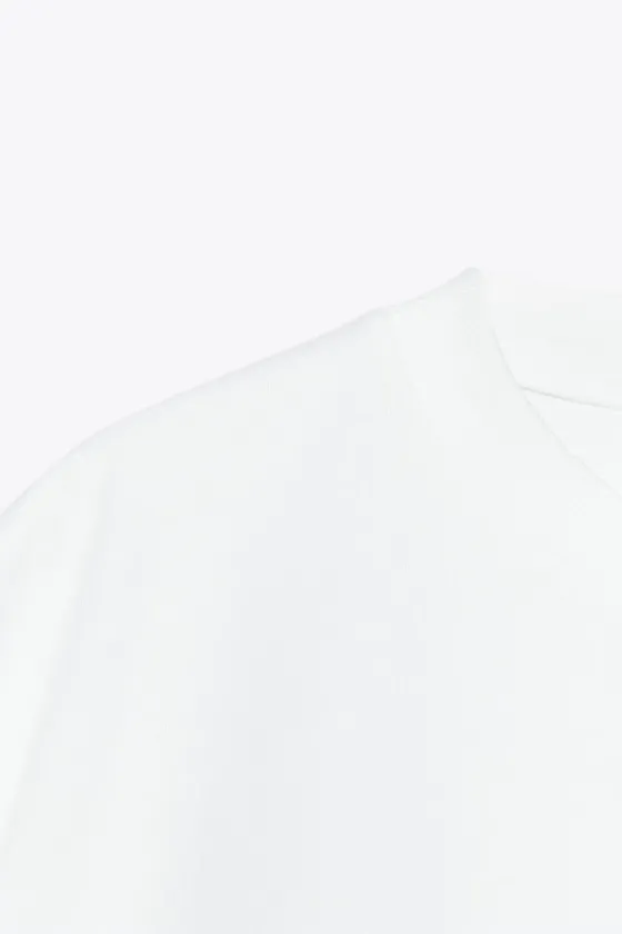 ФУТБОЛКА ИЗ ТКАНИ С ЭФФЕКТОМ ПОТЕРТОСТИ