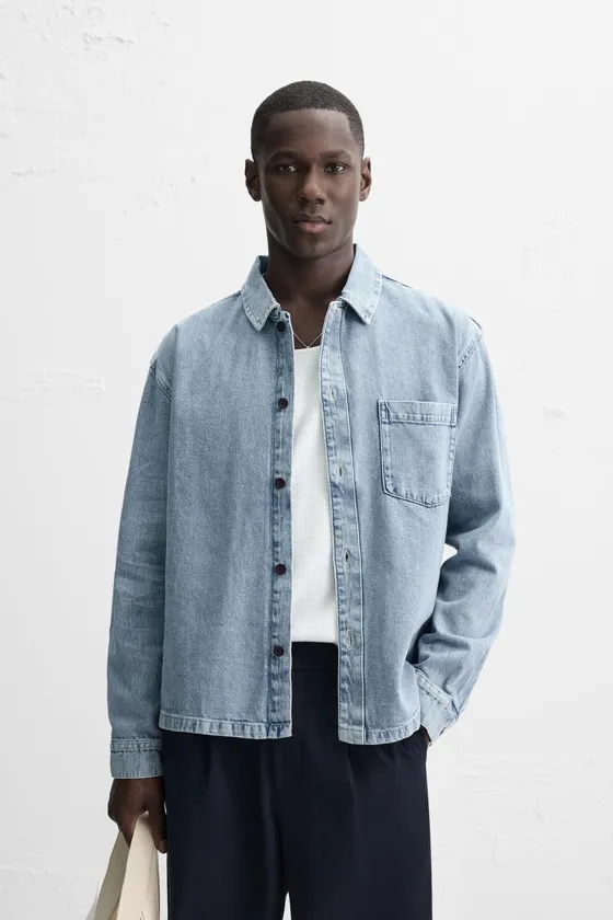 ДЖИНСОВАЯ РУБАШКА BOXY FIT