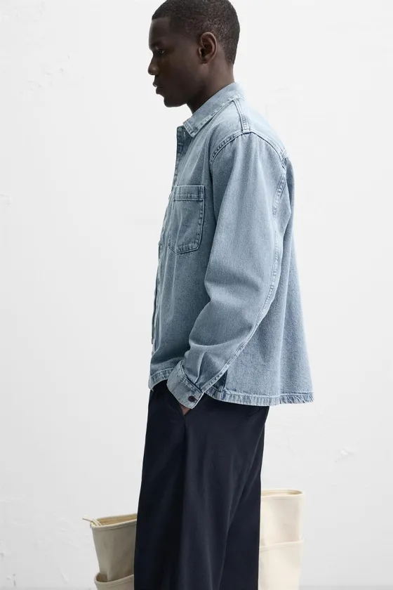 ДЖИНСОВАЯ РУБАШКА BOXY FIT