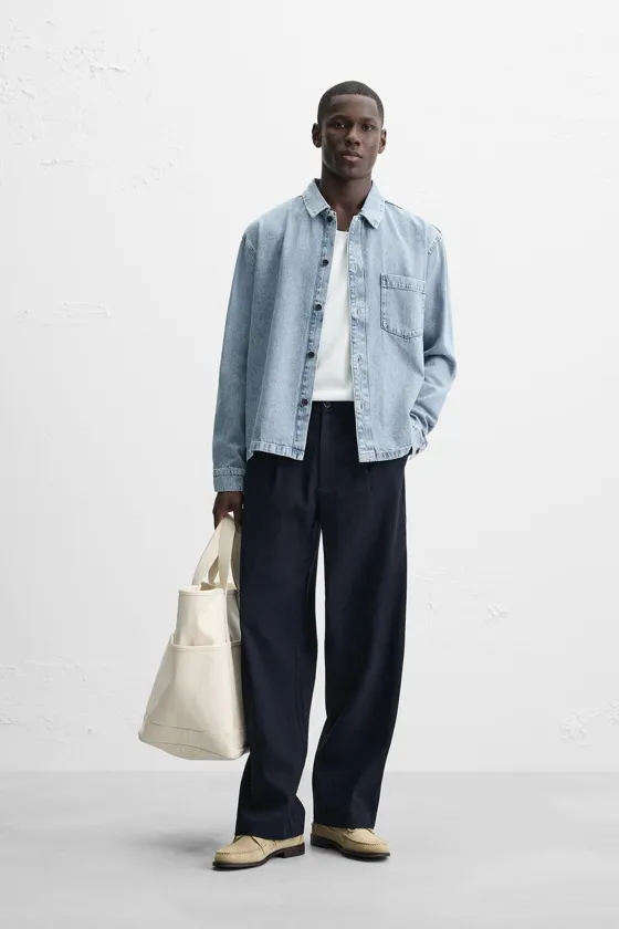 ДЖИНСОВАЯ РУБАШКА BOXY FIT