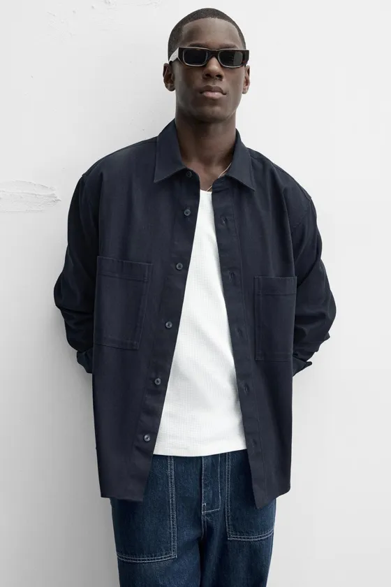 РУБАШКА ИЗ ХЛОПКА И ЛИОЦЕЛЛА