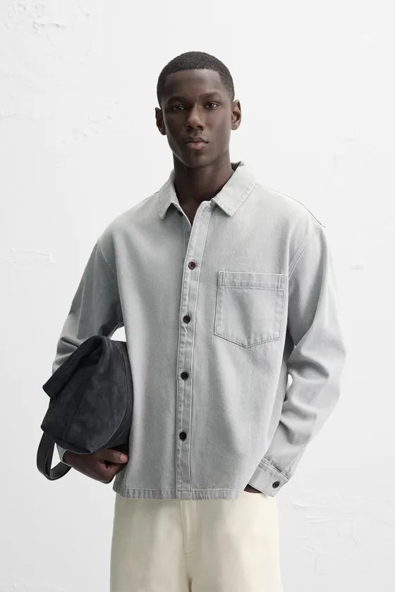 ДЖИНСОВАЯ РУБАШКА BOXY FIT