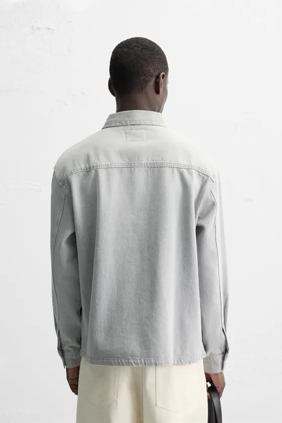 ДЖИНСОВАЯ РУБАШКА BOXY FIT