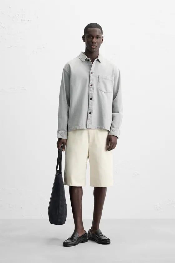 ДЖИНСОВАЯ РУБАШКА BOXY FIT