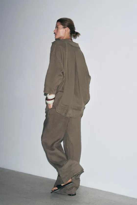 РУБАШКА ИЗ 100% ЛЬНА — ZW COLLECTION