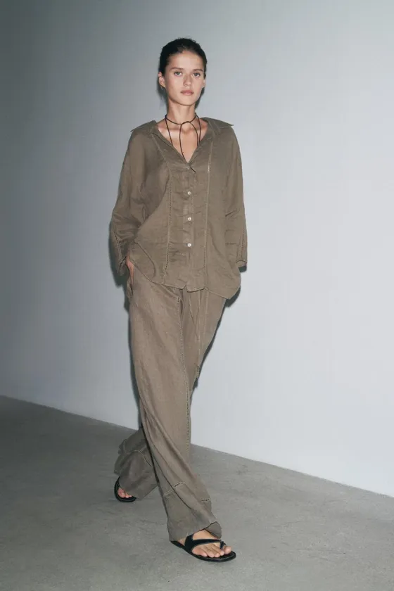 РУБАШКА ИЗ 100% ЛЬНА — ZW COLLECTION