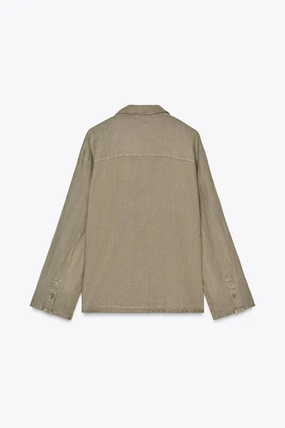 РУБАШКА ИЗ 100% ЛЬНА — ZW COLLECTION