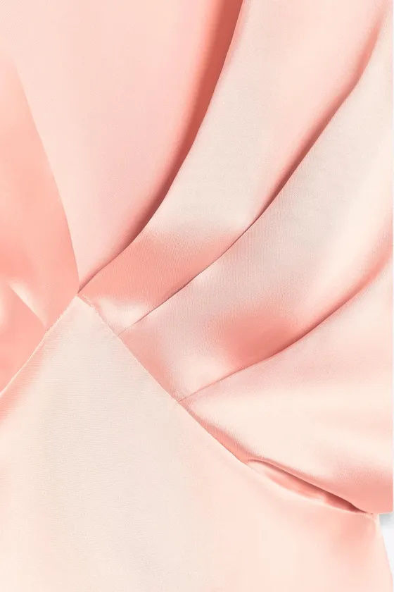 ПЛАТЬЕ МИДИ ИЗ САТИНА