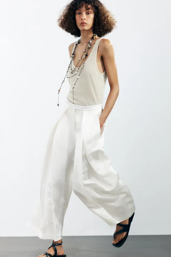 Кюлоты из льна limited edition