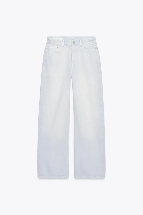 ДЖИНСЫ TRF WIDE LEG СО СРЕДНЕЙ ПОСАДКОЙ
