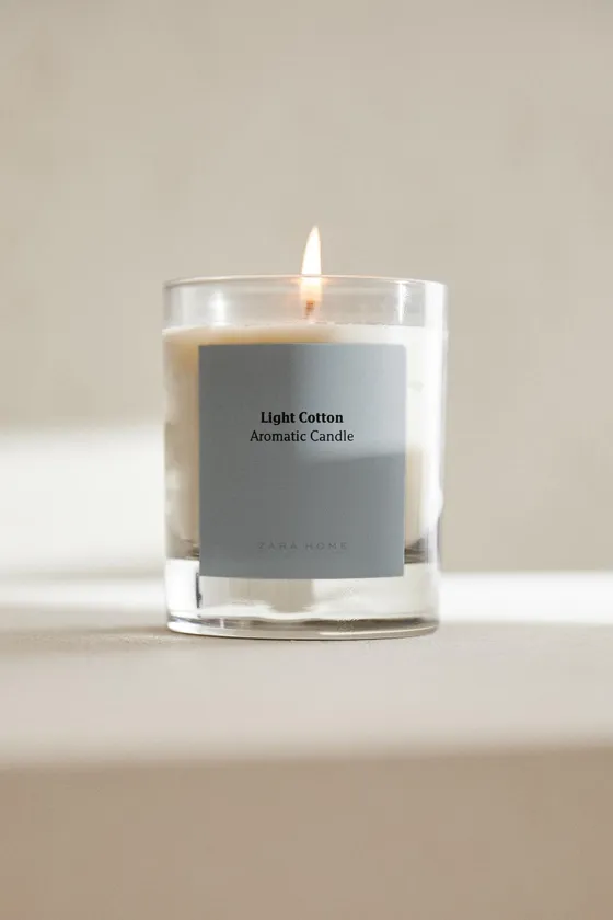 (200 г) ароматическая свеча light cotton
