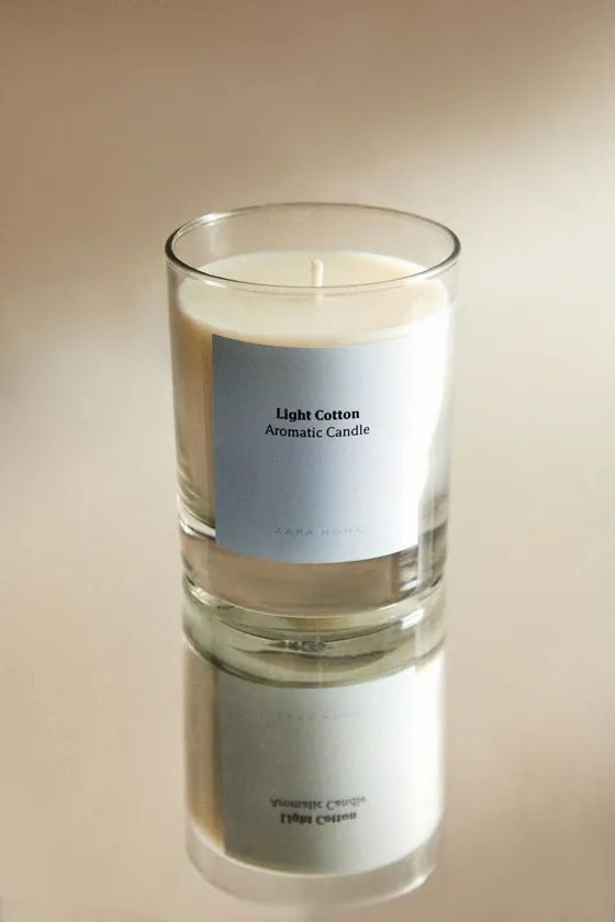 (200 г) ароматическая свеча light cotton