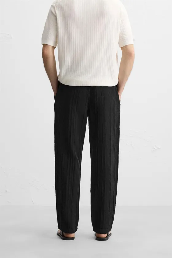 БРЮКИ JACQUARD В ПОЛОСКУ