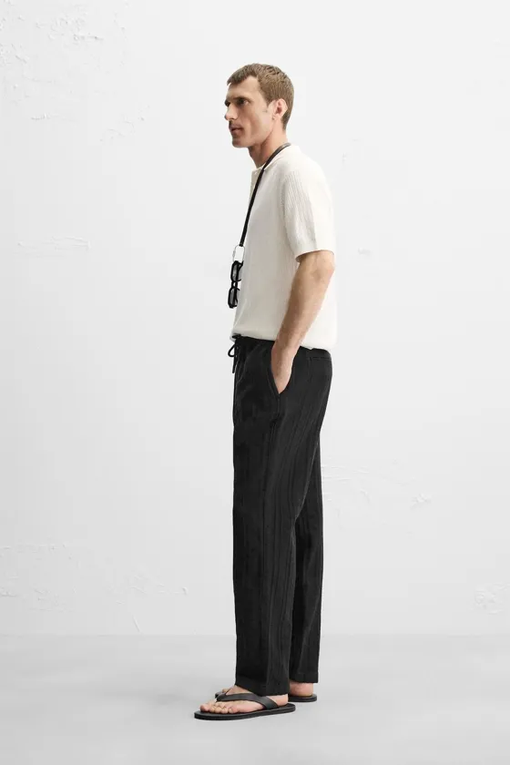 БРЮКИ JACQUARD В ПОЛОСКУ
