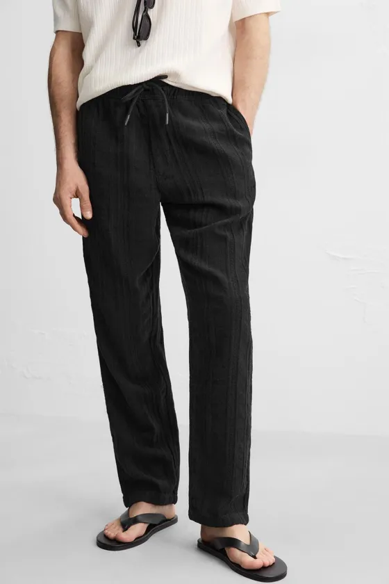 БРЮКИ JACQUARD В ПОЛОСКУ