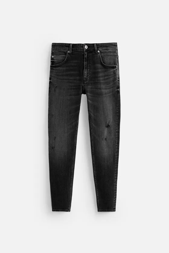 ДЖИНСЫ SKINNY С РАЗРЕЗАМИ