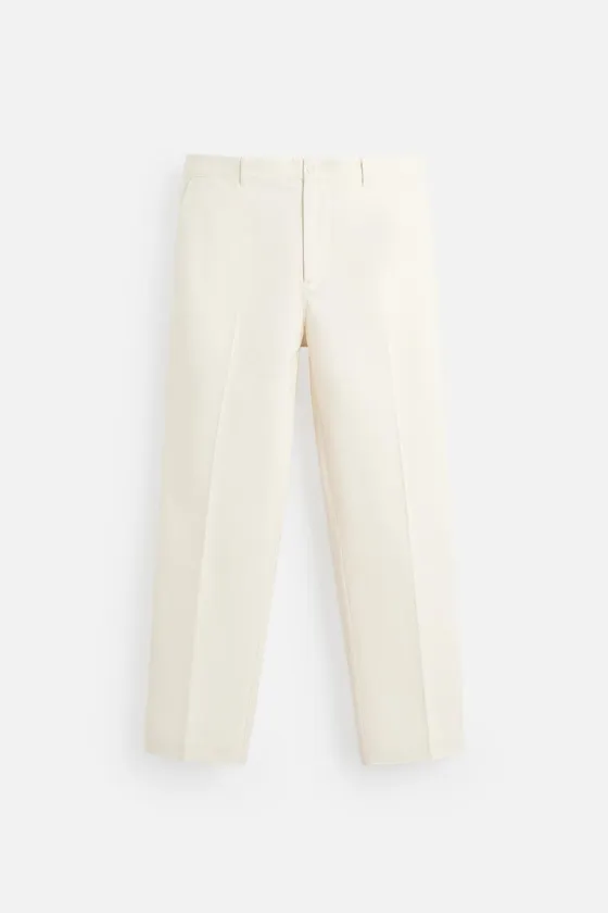 БРЮКИ REGULAR FIT В ЕЛОЧКУ