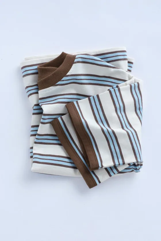 ЛОНГСЛИВ В ПОЛОСКУ С КОНТРАСТНЫМИ КРОМКАМИ — TIMELESZ