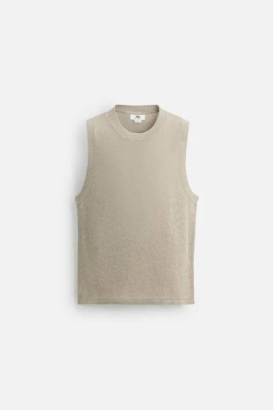 ЖИЛЕТ ИЗ 100% ЛЬНА - LIMITED EDITION