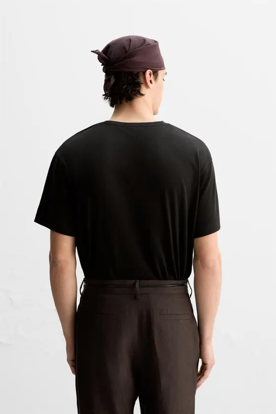 ФУТБОЛКА ИЗ ХЛОПКА И ЛЬНА