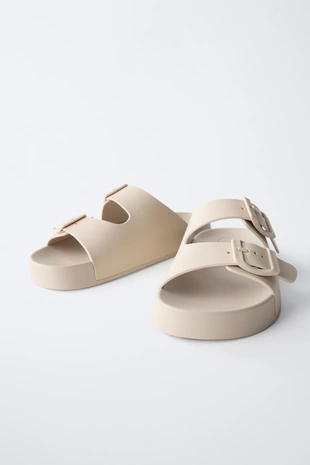 Пляжные тапочки с пряжками- Заказать в России