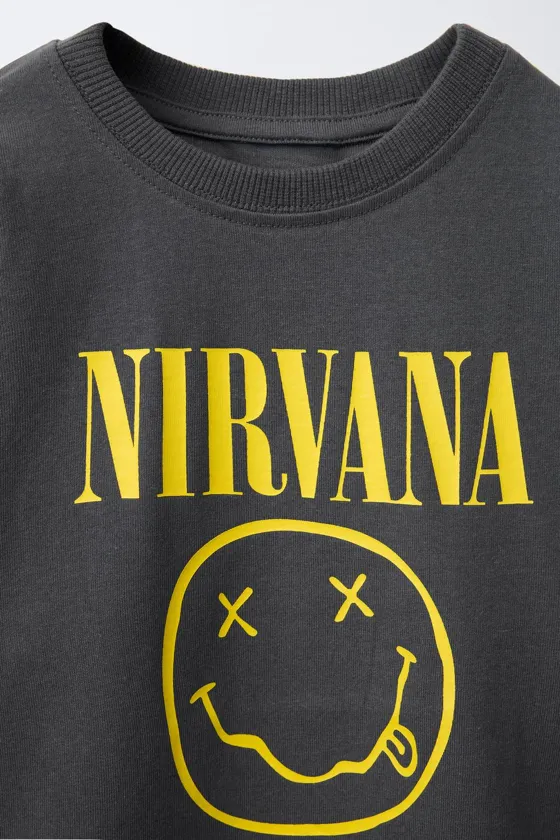 ФУТБОЛКА С ПРИНТОМ NIRVANA ®
