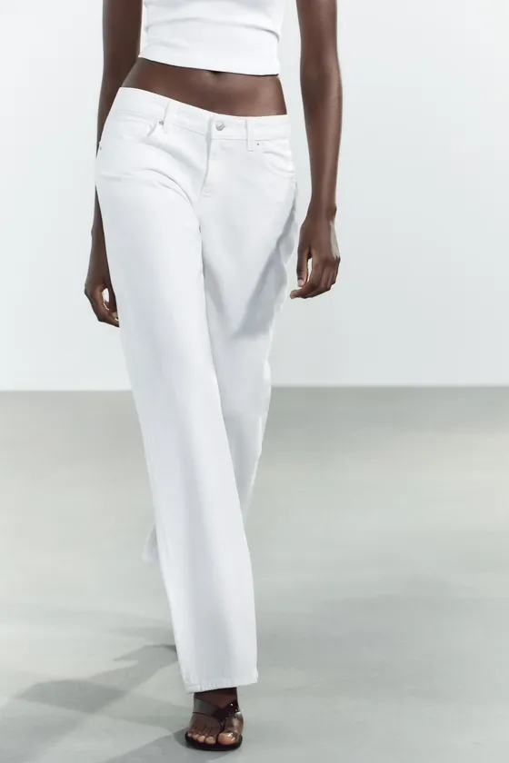 ДЖИНСЫ TRF WIDE-LEG С НИЗКОЙ ПОСАДКОЙ