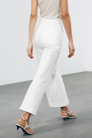 Джинсы WIDE LEG с высокой посадкой — ZW COLLECTION- Заказать в России