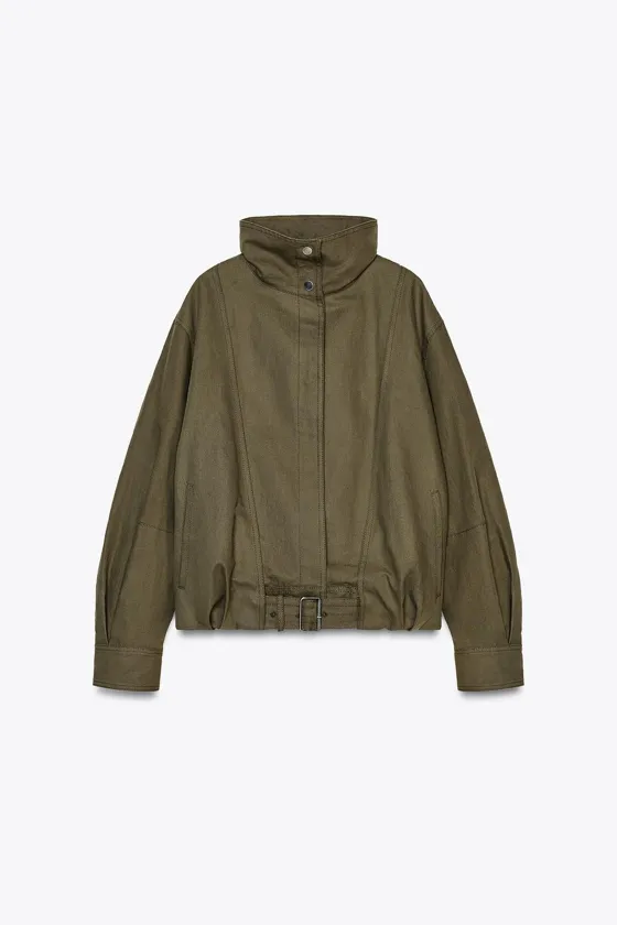 БОМБЕР С ПРЯЖКОЙ — ZW COLLECTION