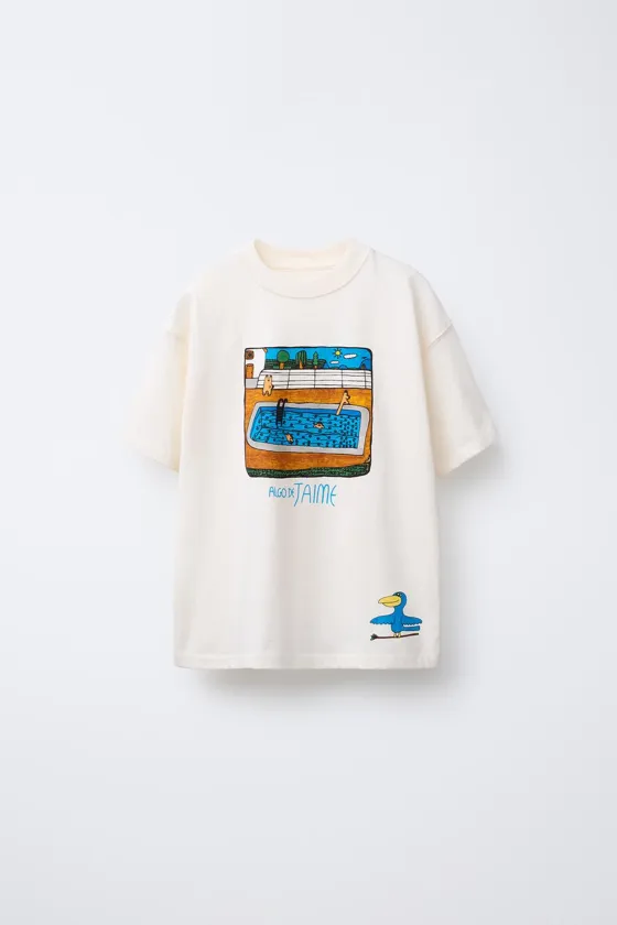 ФУТБОЛКА С ПРИНТОМ «БАССЕЙН» JAIME ©