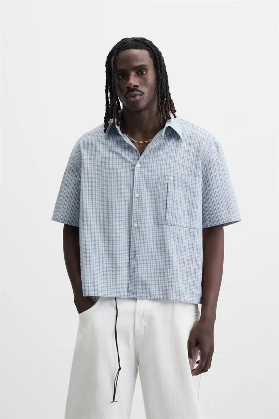 РУБАШКА RELAXED FIT В КЛЕТКУ