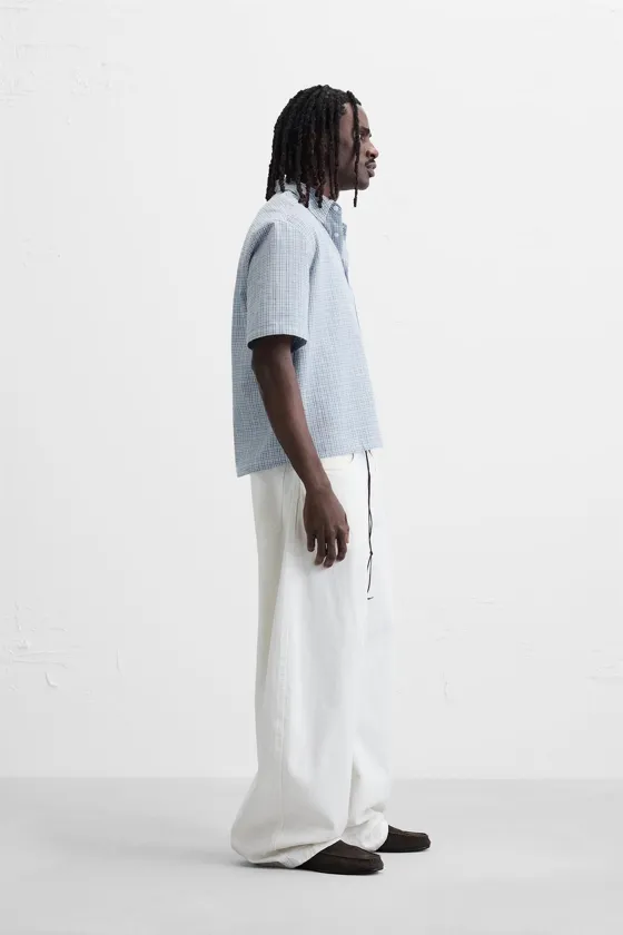 РУБАШКА RELAXED FIT В КЛЕТКУ