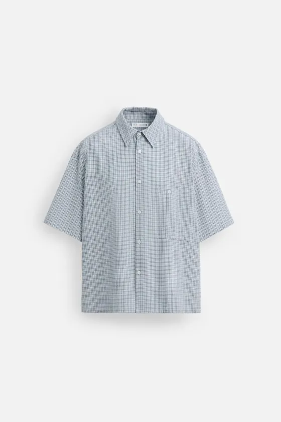 РУБАШКА RELAXED FIT В КЛЕТКУ