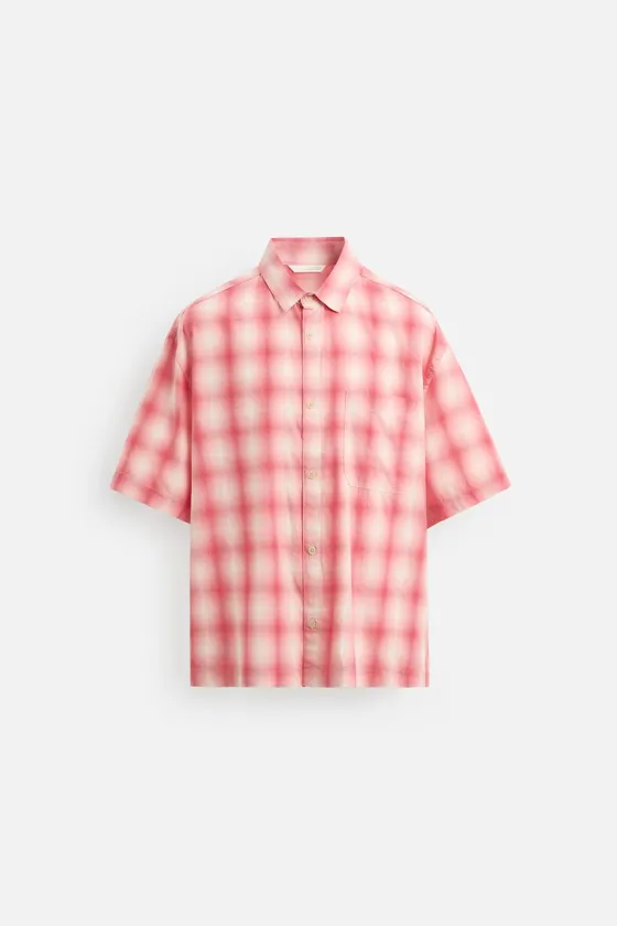 РУБАШКА RELAXED FIT В КЛЕТКУ