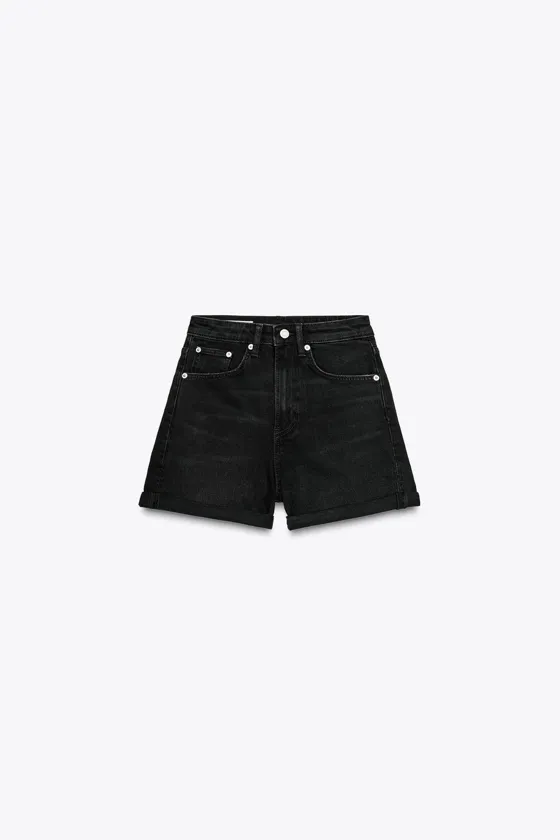 ШОРТЫ TRF MOM FIT С ВЫСОКОЙ ПОСАДКОЙ