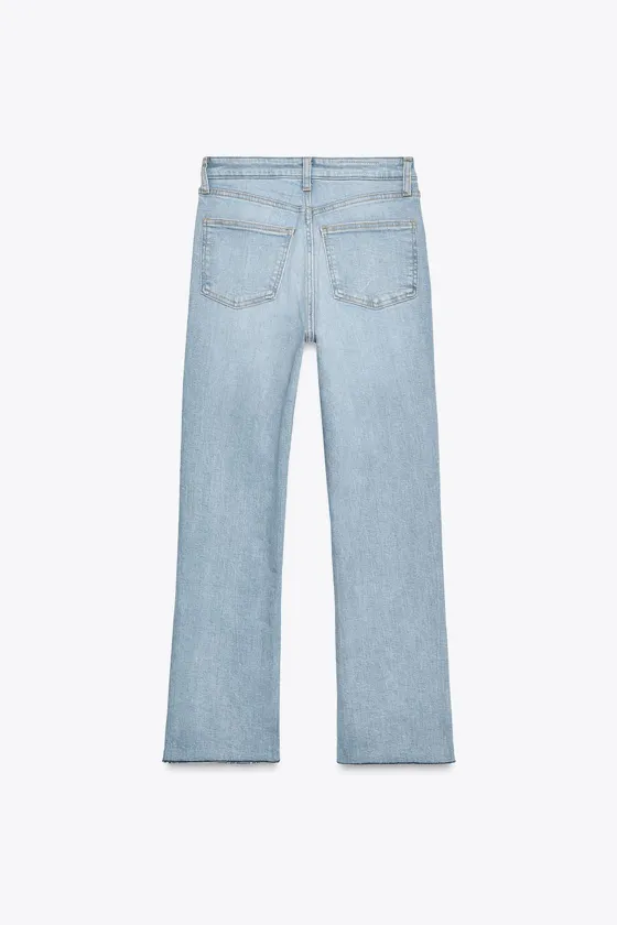 ДЖИНСЫ TRF CROPPED FLARE С ВЫСОКОЙ ПОСАДКОЙ