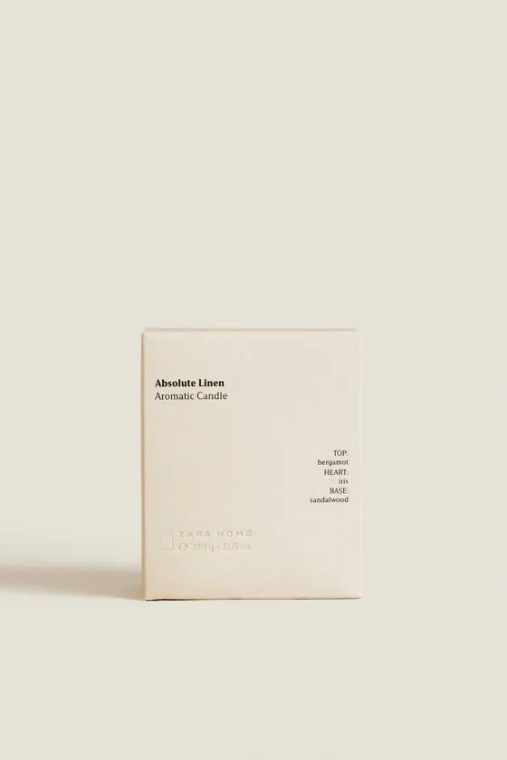 Ароматическая свеча (200 г) absolute linen