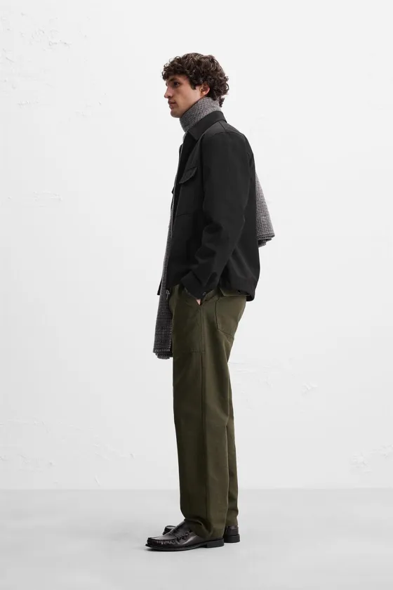 СТЕГАНАЯ КУРТКА-РУБАШКА REGULAR FIT