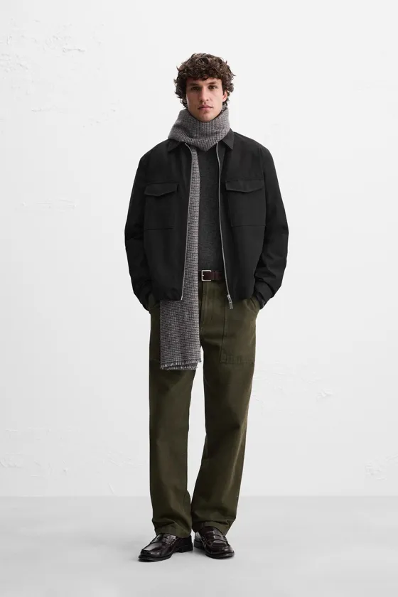 СТЕГАНАЯ КУРТКА-РУБАШКА REGULAR FIT