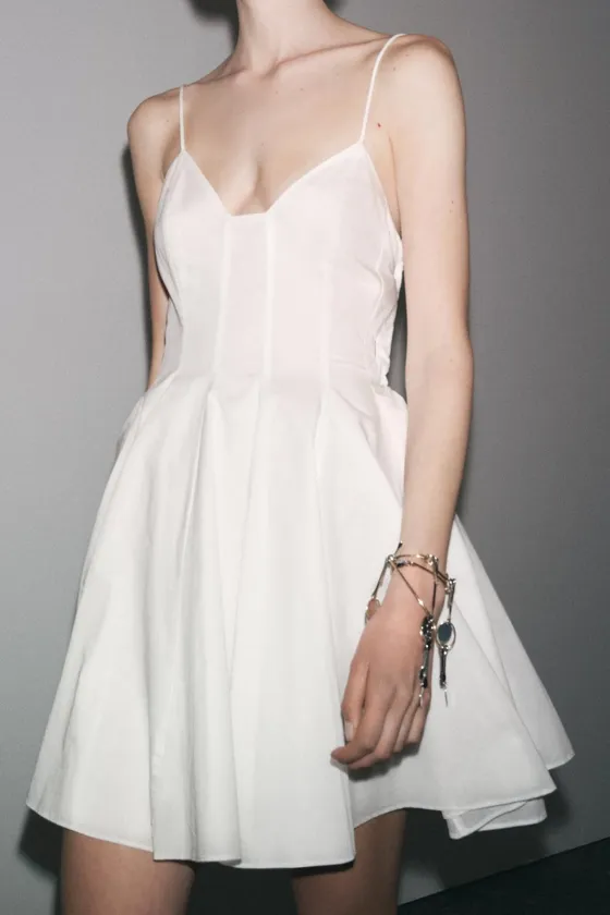КОРОТКОЕ ПЛАТЬЕ ИЗ ПОПЛИНА — ZW COLLECTION