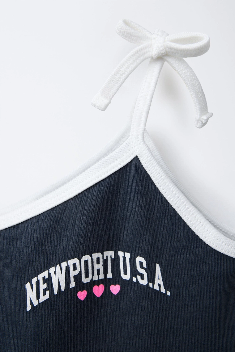 Топ city text fleece