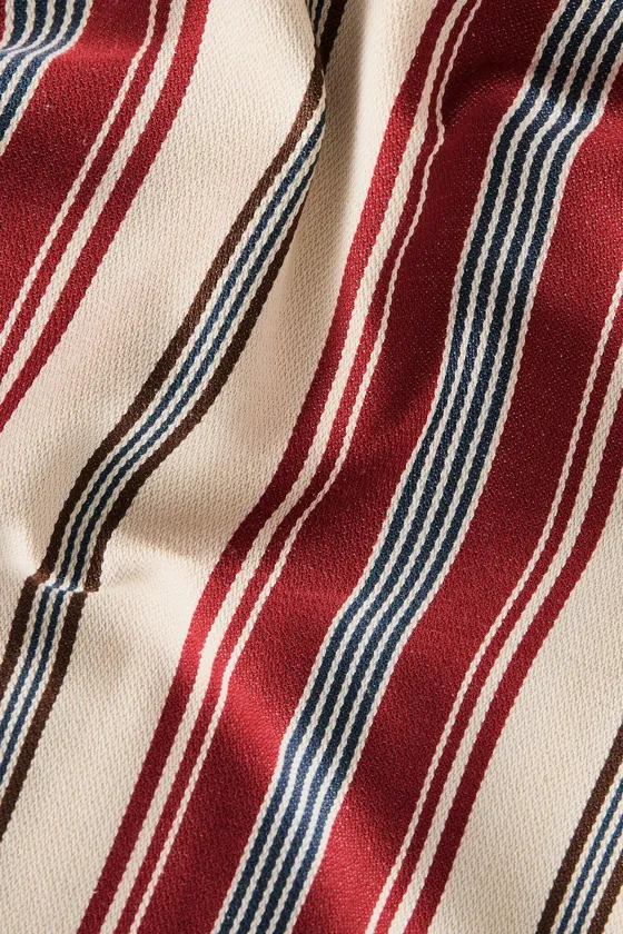 Плед из хлопка в полоску